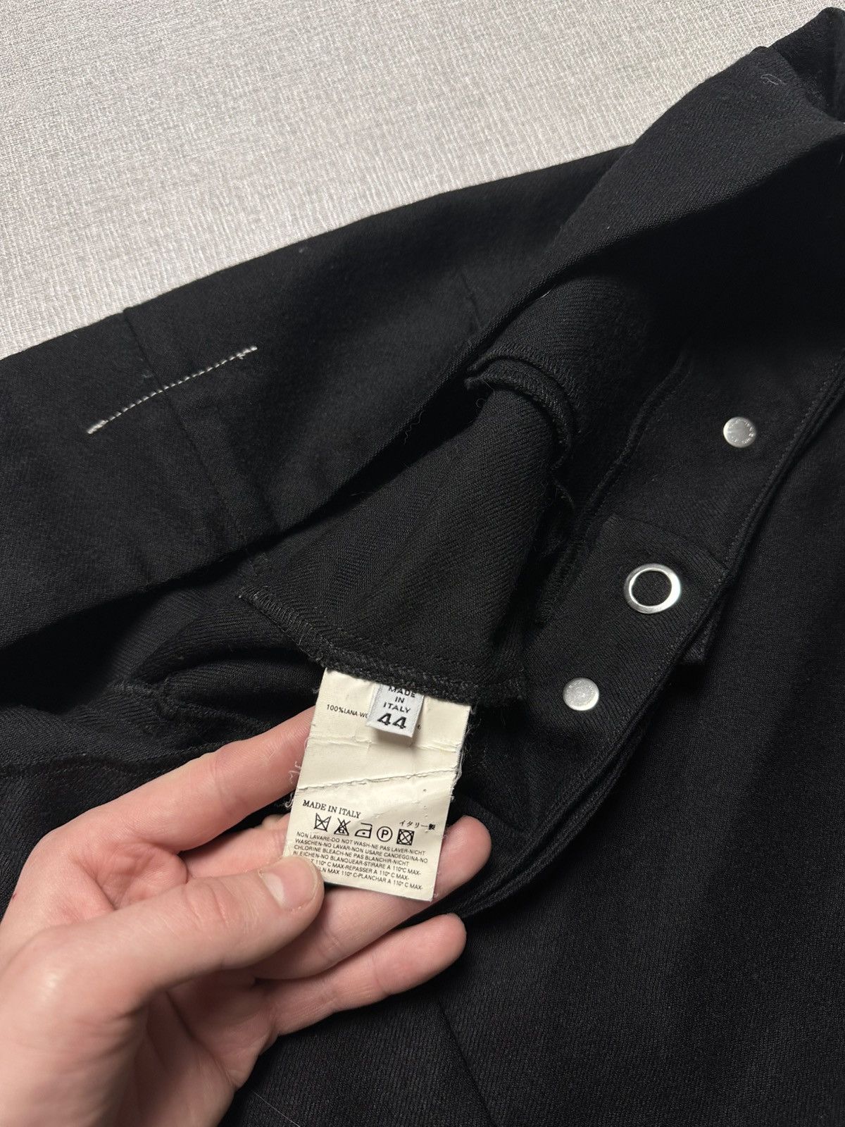 Maison Margiela × Vintage Maison Margiela Vintage Wool Skirt Luxury Size 30" / US 8 / IT 44 - 16 Thumbnail