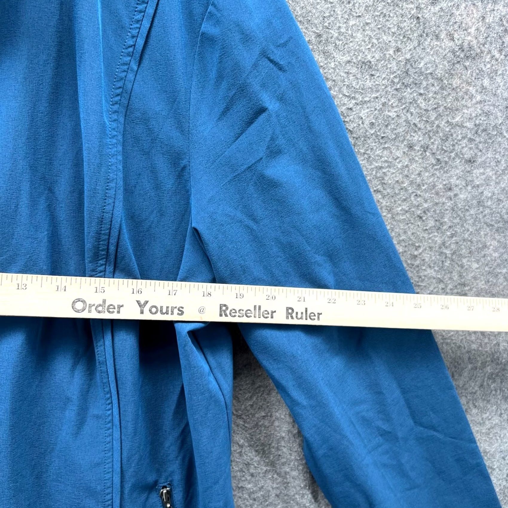 Vintage Zenergy Jacket Womens 2 Blue Full Zip Chico's Windbreaker Lightweight Nike Dri-Fit Activewear Jacket Womens Medium? Size XS / US 0-2 / IT 36-38 - 3 Thumbnail