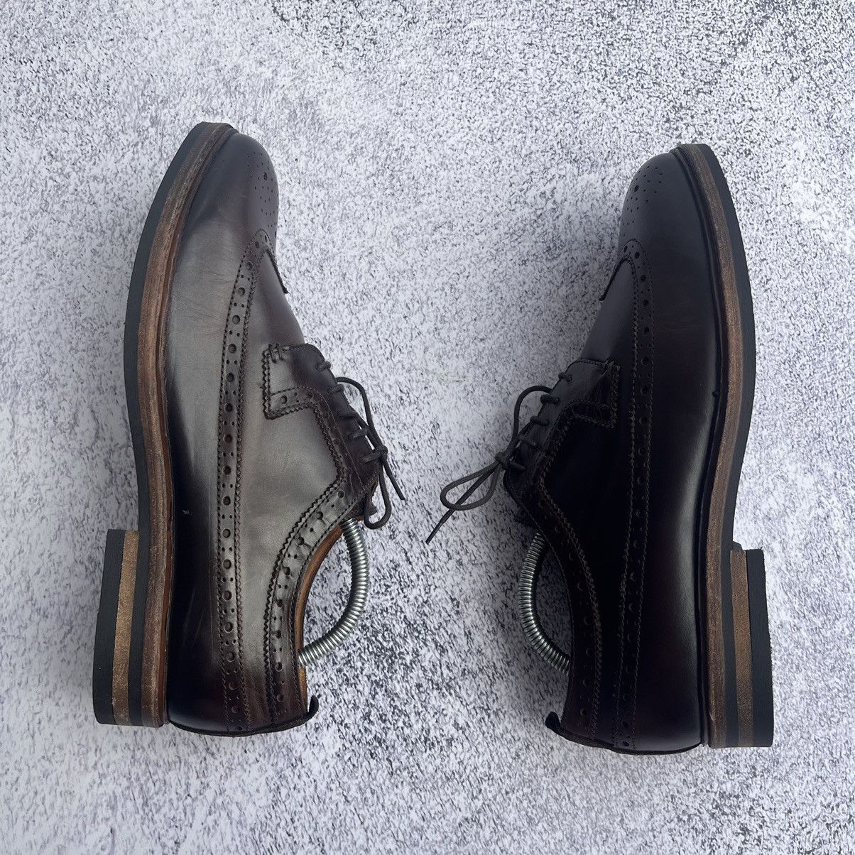 Leather × Sebago SEBAGO brown detailed leather brogue derby shoes Size US 13 / EU 46 - 2 Thumbnail