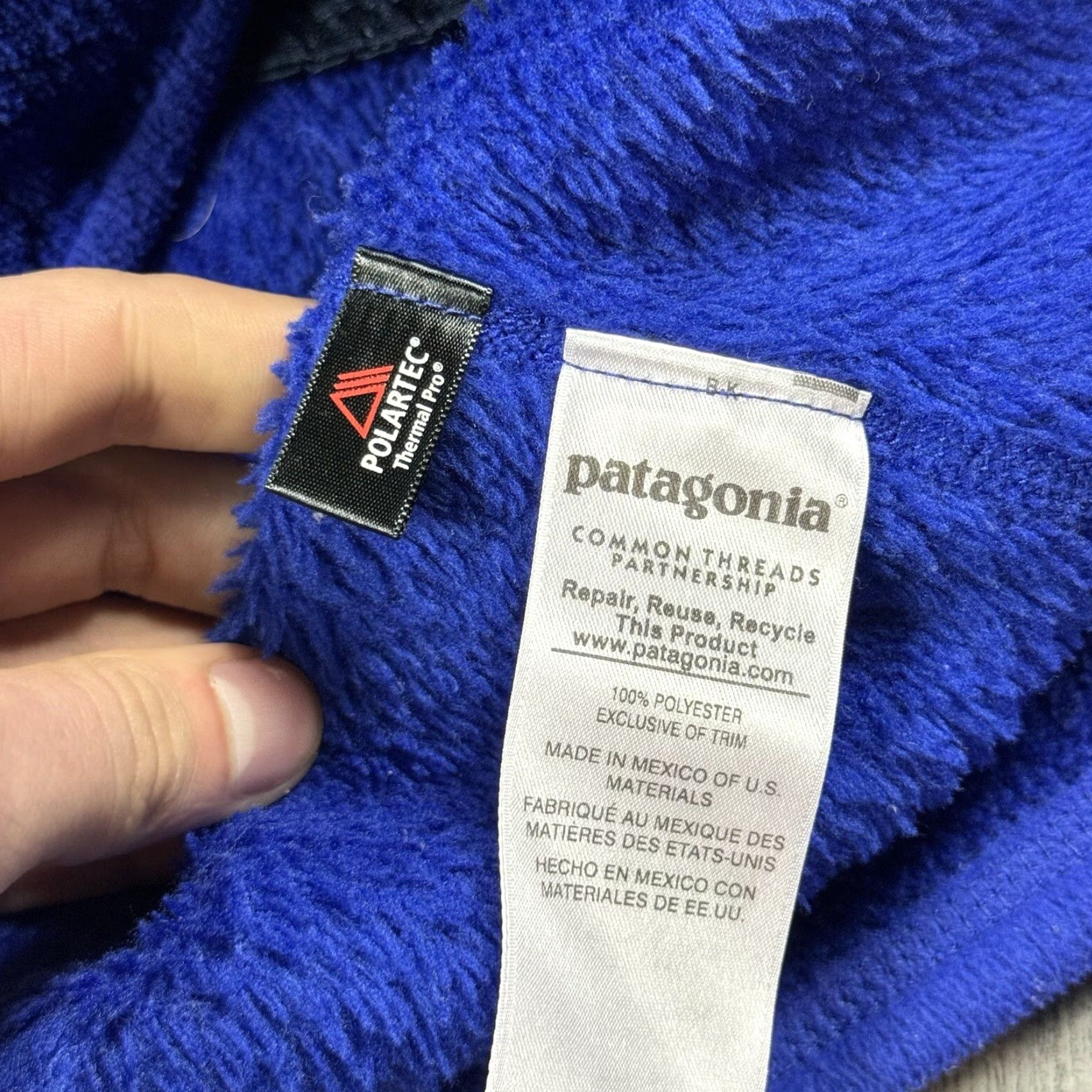 Patagonia PATAGONIA WOMENS JACKET Snap-T Fleece Pullover Deep Purple Blue SMALL Size S / US 4 / IT 40 - 6 Thumbnail