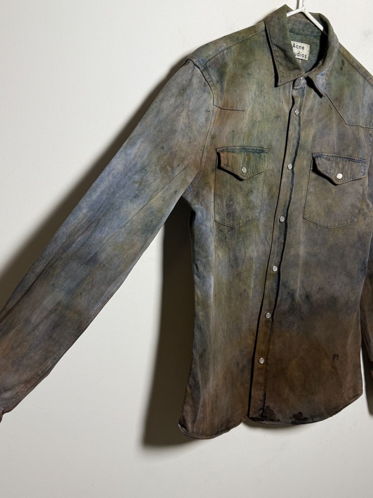 Acne Studios acne studios mechanik denim western shirt Size US M / EU 48-50 / 2 - 8 Thumbnail