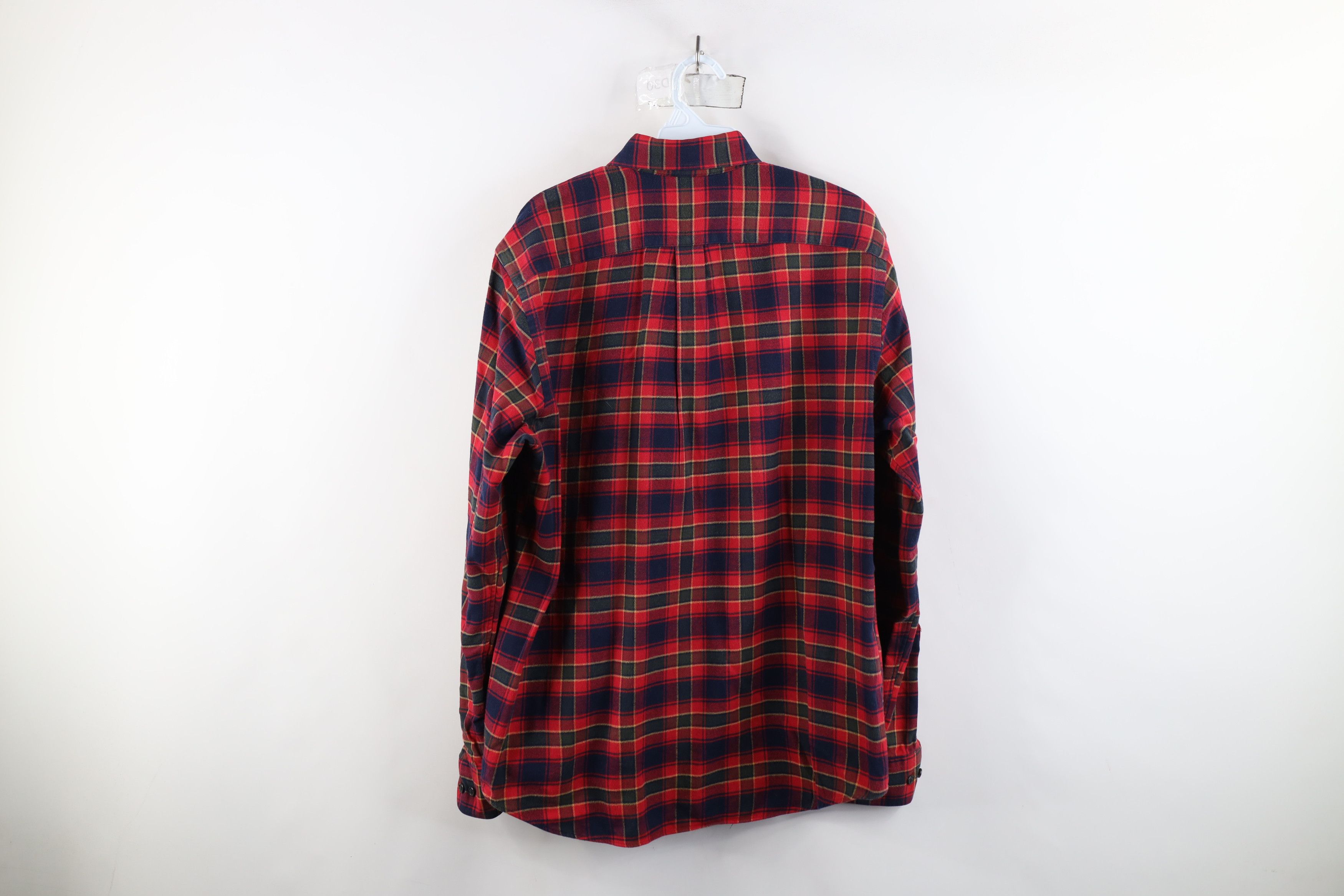 Lands' End × Vintage Vintage Lands End Flannel Collared Button Down Shirt Plaid Size US M / EU 48-50 / 2 - 11 Thumbnail