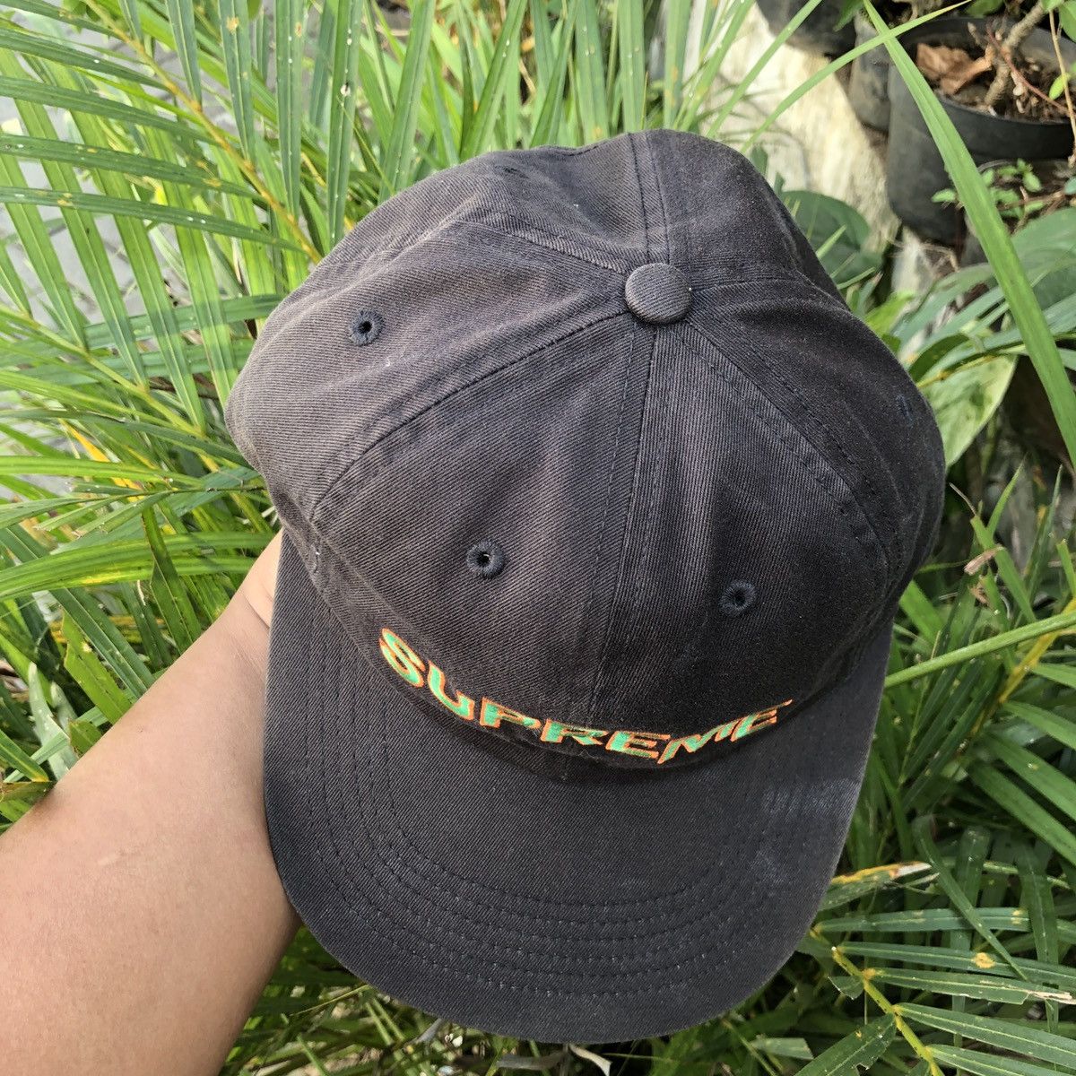 Supreme Vtg SUPREME SCRIPE LOGO CAP Size ONE SIZE - 3 Thumbnail