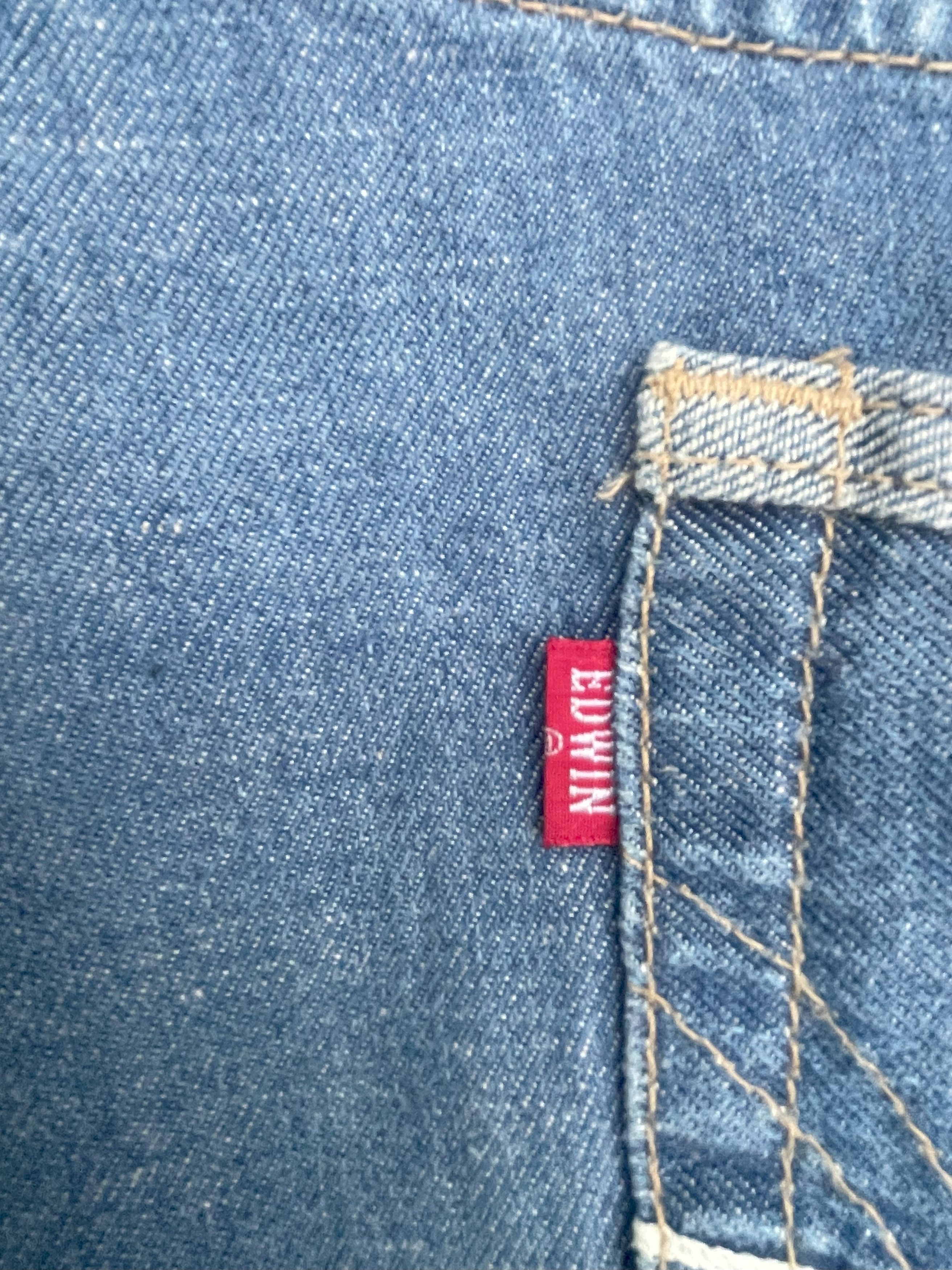 Edwin Vintage Edwin 505SS9 Grand Blue Selvedge Jeans Size US 33 - 14 Thumbnail
