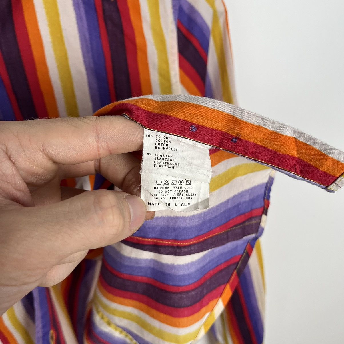 Etro Ladies Etro Milano stripped long sleeve button up Shirt Size XS / US 0-2 / IT 36-38 - 11 Thumbnail
