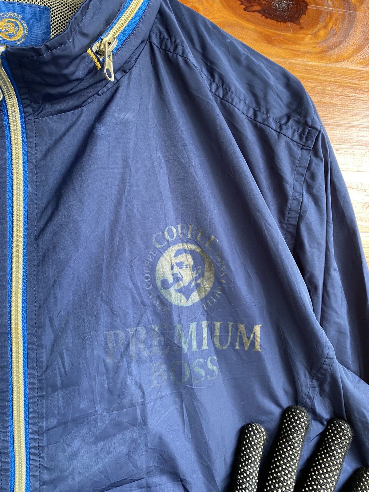 Japanese Brand Premium Boss Coffee Blue Zip-Up Jacket – Vintage Japanese Size US L / EU 52-54 / 3 - 9 Thumbnail