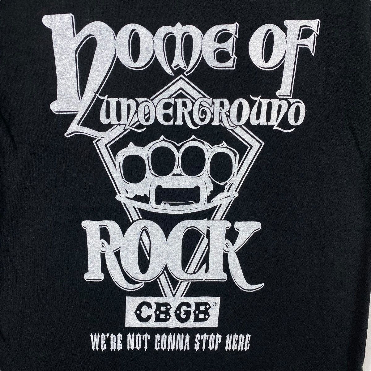 Band Tees Vintage CBGB & OMFUG Home Of Underground Rock Graphic Tee Size US M / EU 48-50 / 2 - 2 Thumbnail