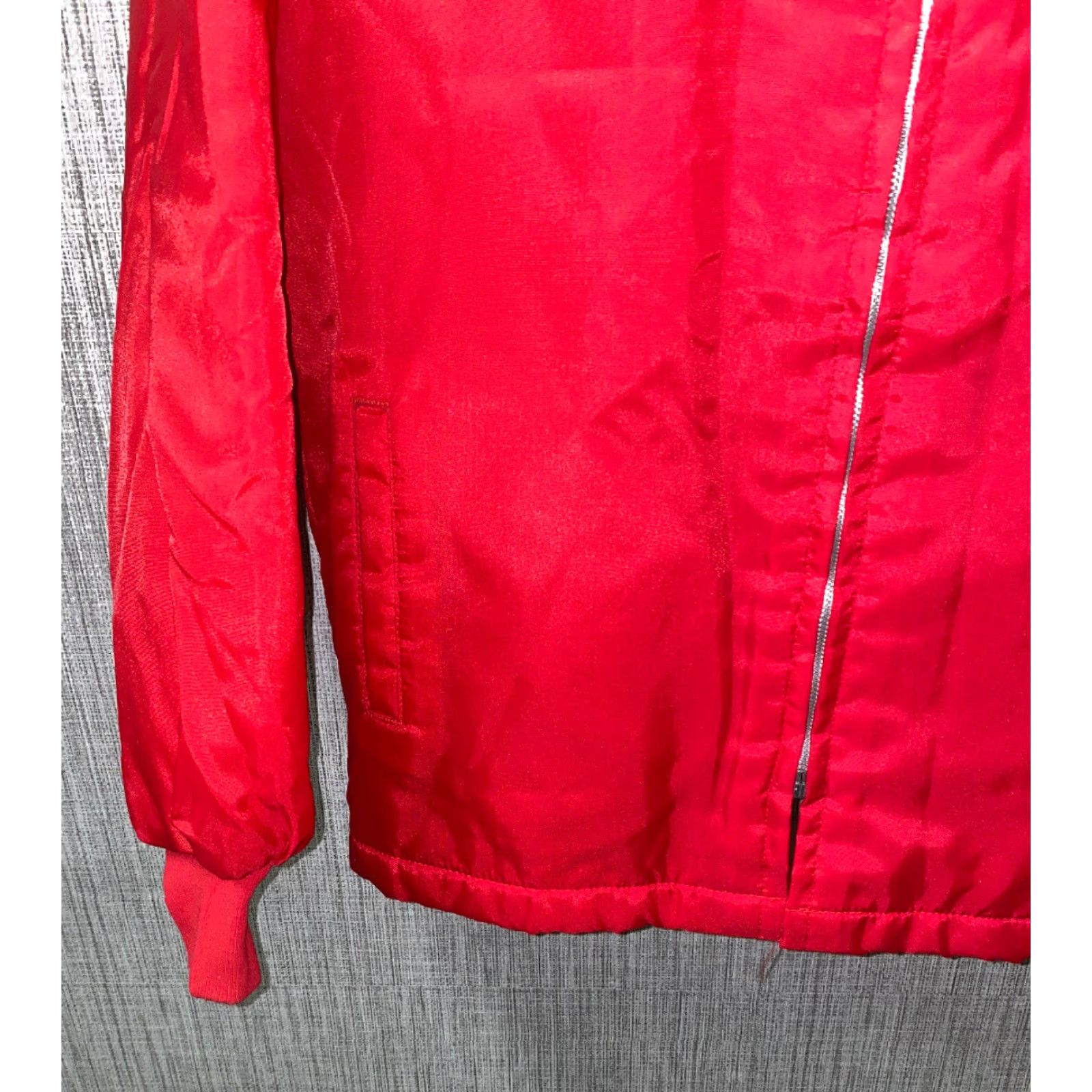 Vintage Lakes Jacket Mens Red Fleece Lined Full Zip Jacket Size M Regular Zip Mens Red Lakes Jacket Full Zip Jacket Size US M / EU 48-50 / 2 - 4 Thumbnail