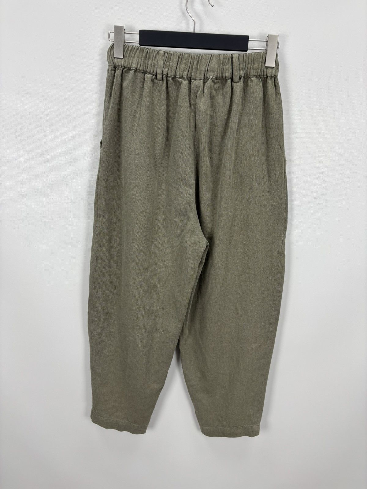 7115 by Szeki Womens linen pants 7115 by Szeki Size M Color Green Size 26" / US 2 / IT 38 - 6 Thumbnail