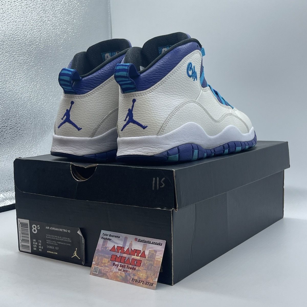 Jordan Brand Air Jordan 10 Charlotte hornets Size US 8.5 / EU 41-42 - 5 Thumbnail