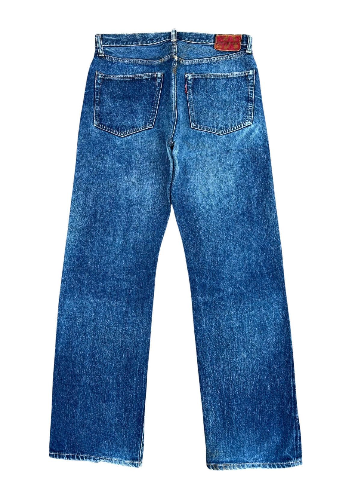 Kapital KAPITAL KIRO HIRATA SELVEDGE DISTRESSED DENIM JEANS Size US 34 / EU 50 - 2 Thumbnail
