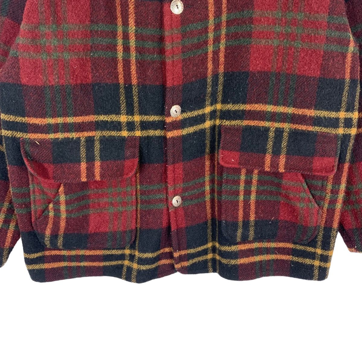 Vintage × Woolrich Woolen Mills Vintage 80s Woolrich Woolen Mills Tartan Wool Button Jacket Size US XL / EU 56 / 4 - 6 Thumbnail