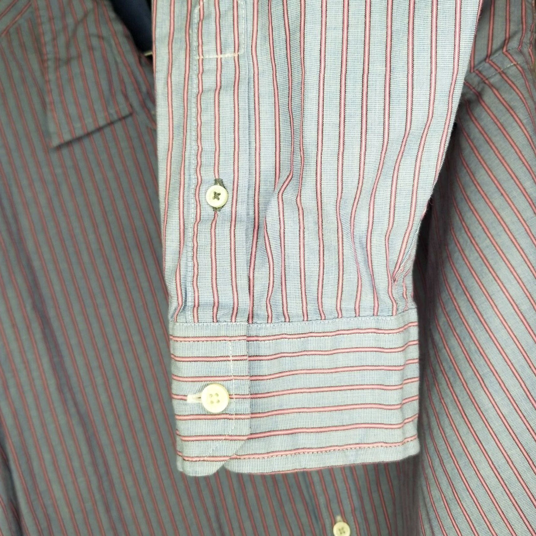 American Eagle Outfitters American Eagle Mens Long Sleeve Button Up Shirt XL Purple Size US XL / EU 56 / 4 - 4 Thumbnail