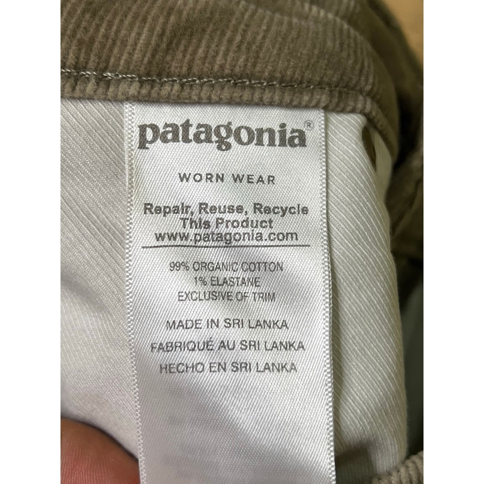 Patagonia Patagonia Corduroy Pants Womens 26 Organic Cotton Straight Size 26" / US 2 / IT 38 - 7 Thumbnail