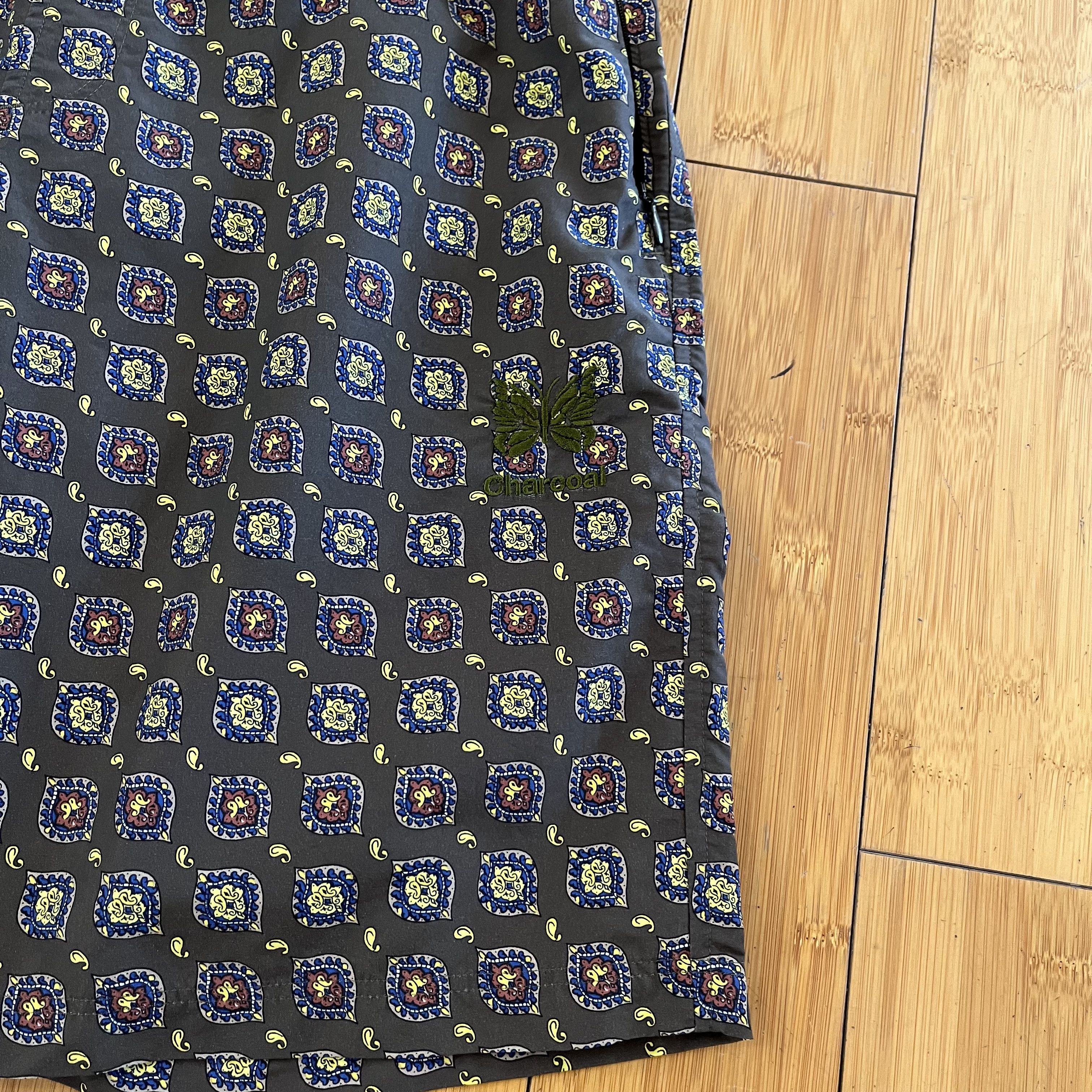 Needles Needles Paisley Nylon Shorts Size US 28 / EU 44 - 3 Thumbnail