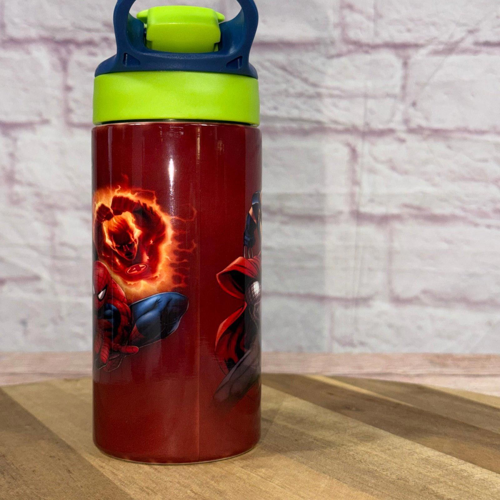 Handmade Marvel Avengers Sublimated Water Bottle New Size ONE SIZE - 3 Thumbnail