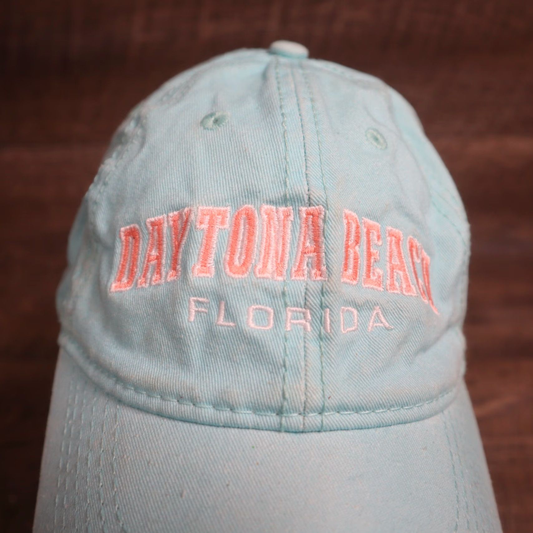 Vintage VINTAGE Daytona Beach Florida DB FL Blue Baseball Cap Hat Adjustable Adult Adjustable Size ONE SIZE - 2 Thumbnail