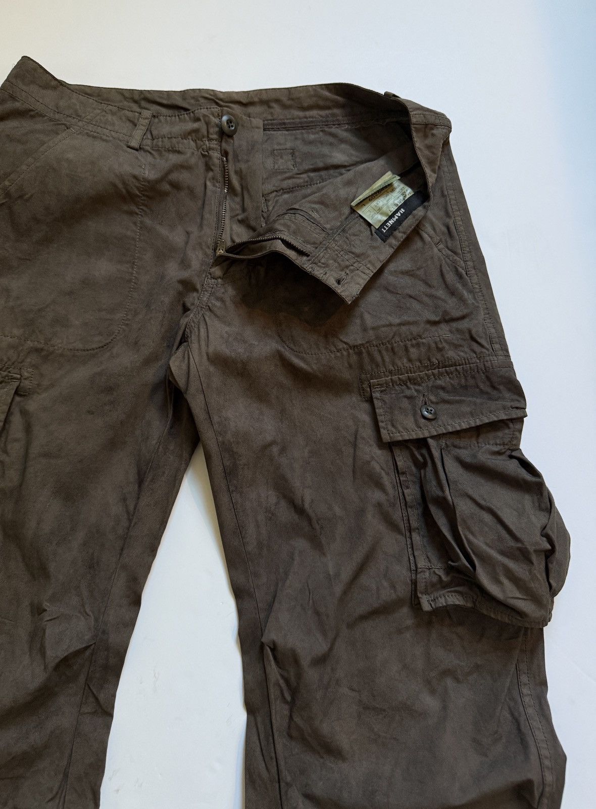 Katharine Hamnett London Katharine Hamnett overdyed flared cargo pant Size US 33 - 5 Thumbnail