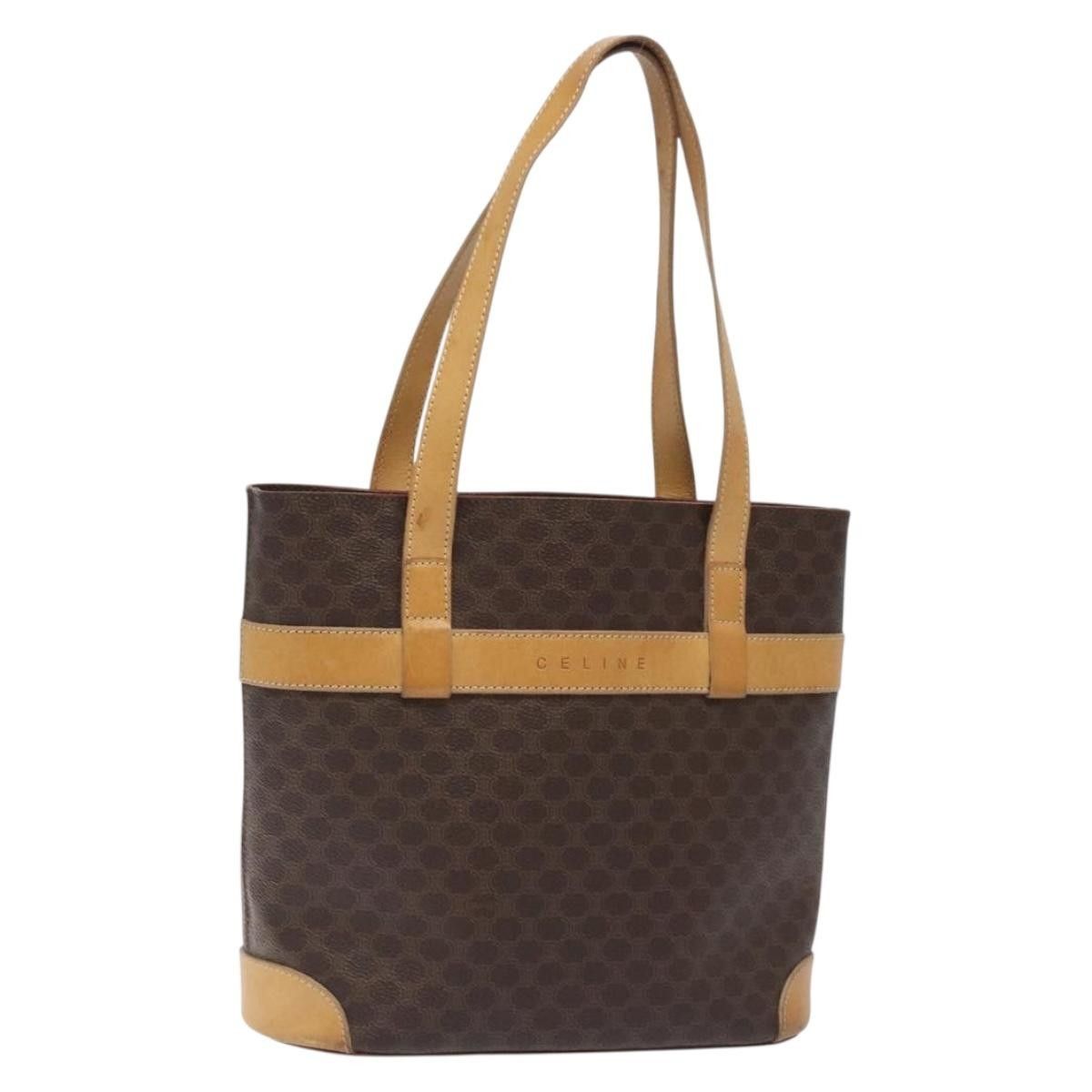 Celine Celine Vintage Macadam Shoulder Bag Leather Size ONE SIZE - 1 Thumbnail