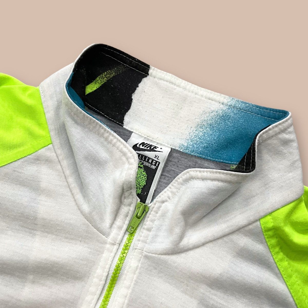 Nike Vintage 1990s Nike Challenge Court Half Zip Shirt italy made Size US XL / EU 56 / 4 - 11 Thumbnail