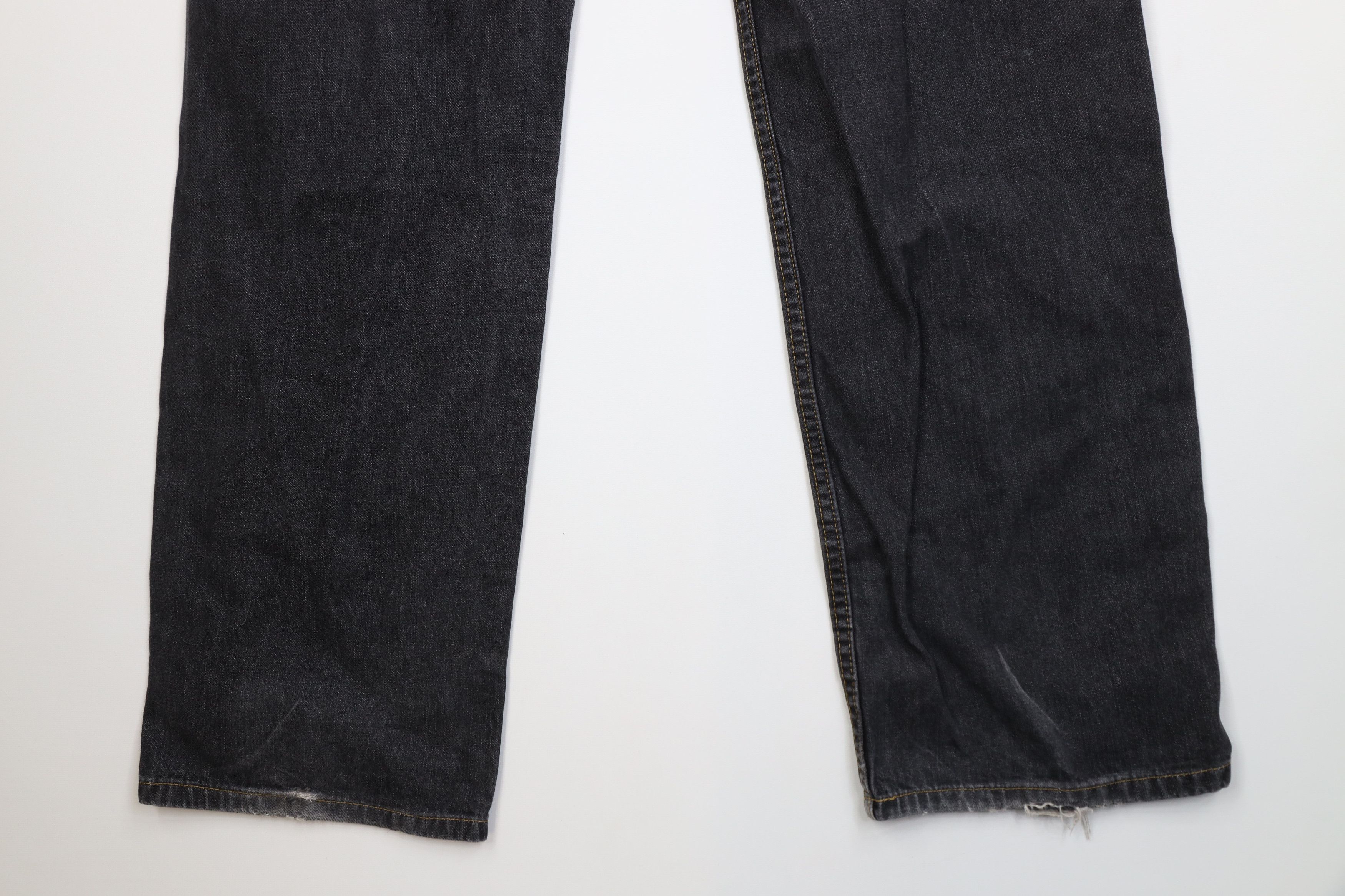 Ralph Lauren Vintage 90s Ralph Lauren Wide Leg Carpenter Jeans Black Size US 34 / EU 50 - 12 Thumbnail
