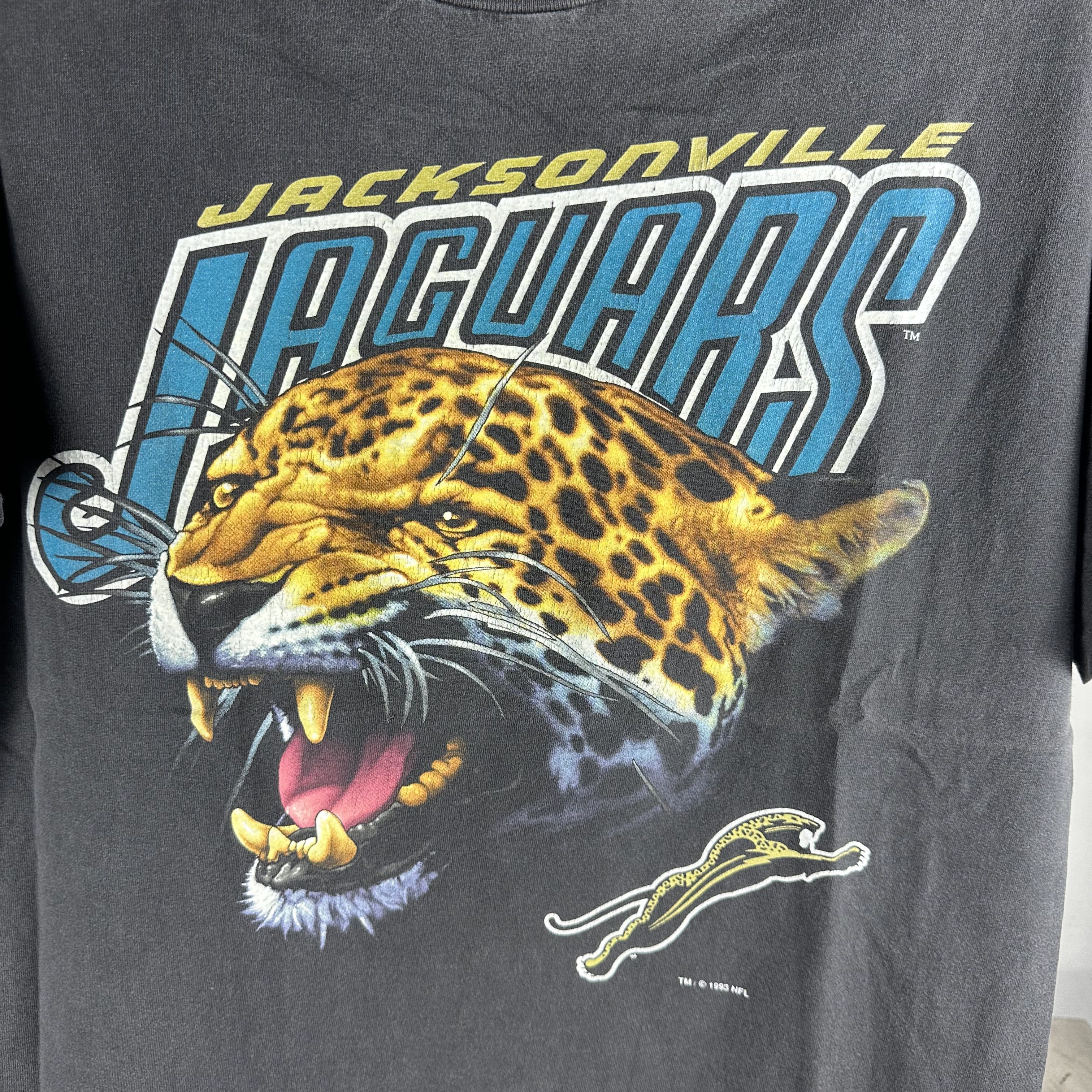 Vintage ​​Vintage 1993 Jacksonville Jaguars Football NFL ​ T-shirt Size US L / EU 52-54 / 3 - 2 Thumbnail