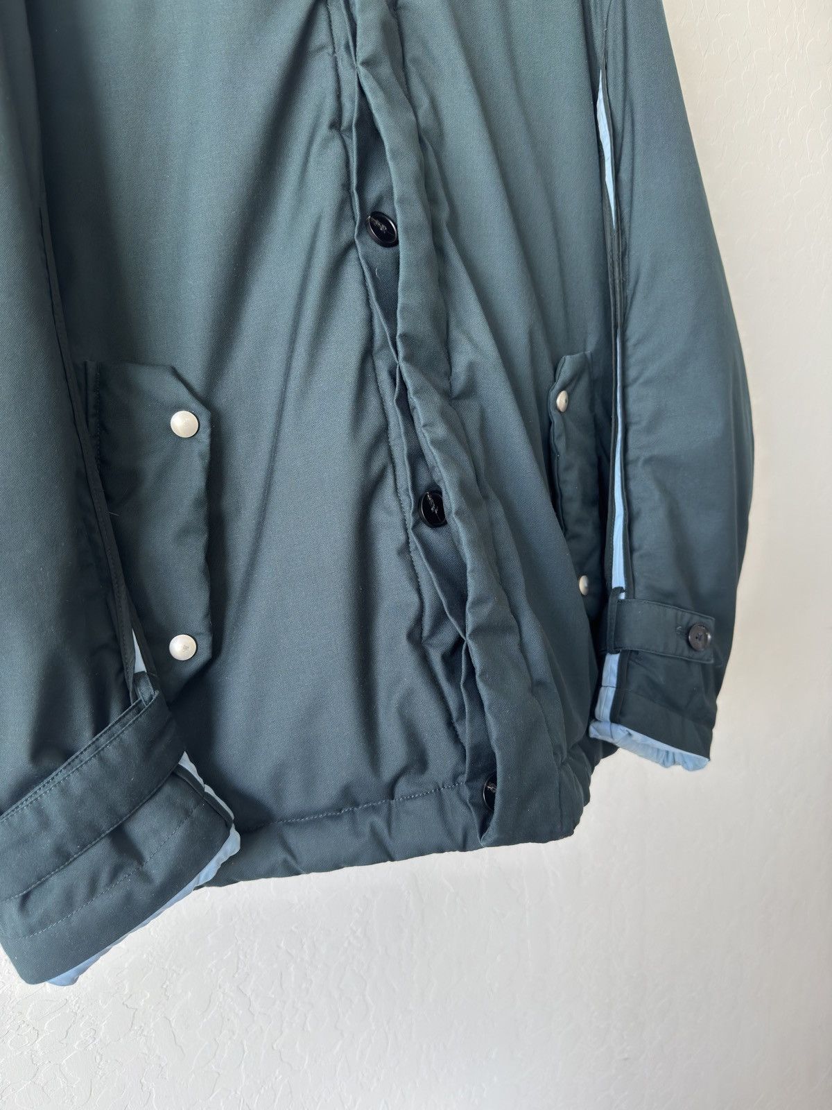 Other 4G Designer Luxury Vintage Blue Buckle Puffer Jacket Coat Size US L / EU 52-54 / 3 - 6 Thumbnail