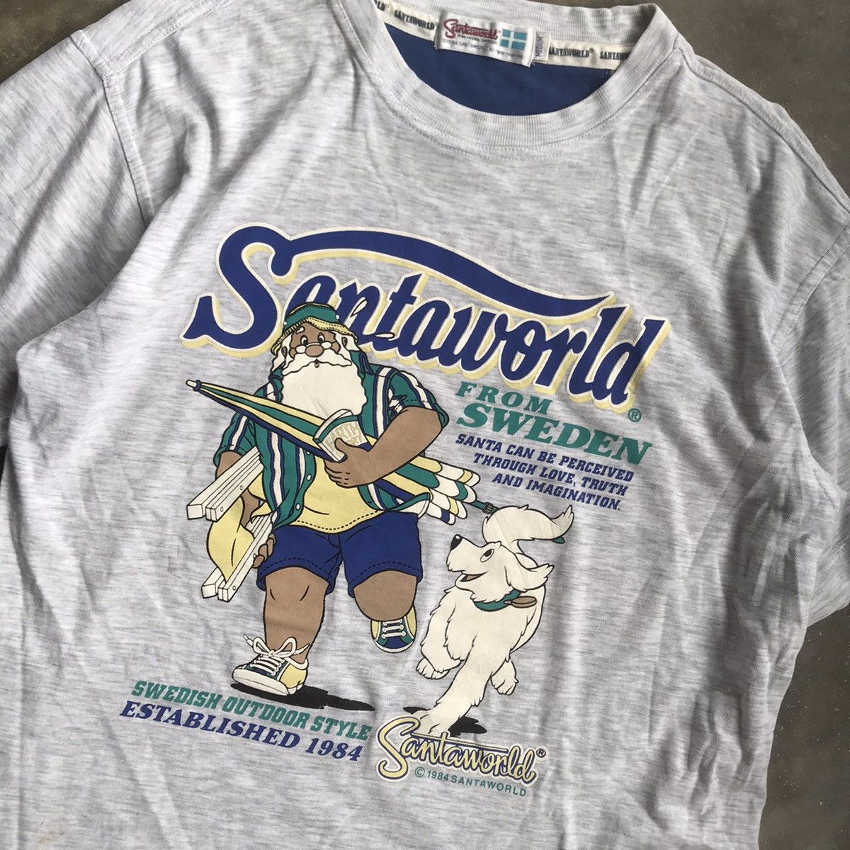 Cartoon Network × Japanese Brand × Vintage T-Shirt Vintage Santa World Size US L / EU 52-54 / 3 - 3 Thumbnail