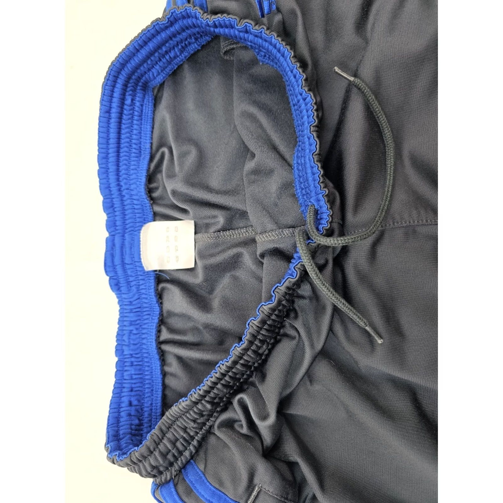 Adidas adidas Fleece Track Athletic Pants Men L 31x31 Gray Blue Straight Leg Zip Cuff Size US 33 - 7 Thumbnail