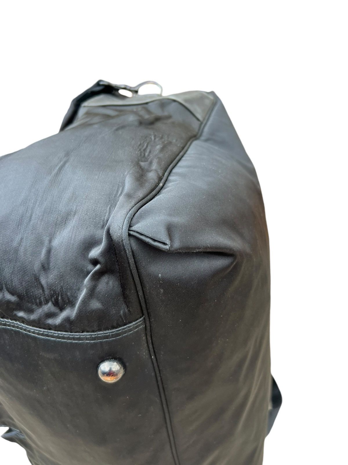 Barneys New York Vintage 90s Barneys New York Leather Nylon 2 Way Bag Huge Size ONE SIZE - 15 Thumbnail
