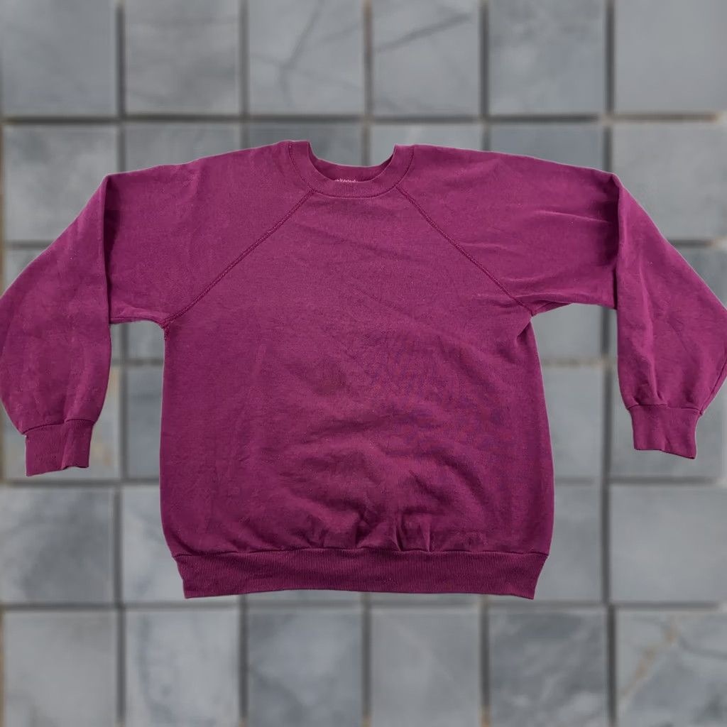 Tultex VINTAGE Tultex Purple Sweatshirt Crewneck Raglan Pullover XXS Short 90s Men XL? May not include extra. Size US L / EU 52-54 / 3 - 1 Thumbnail