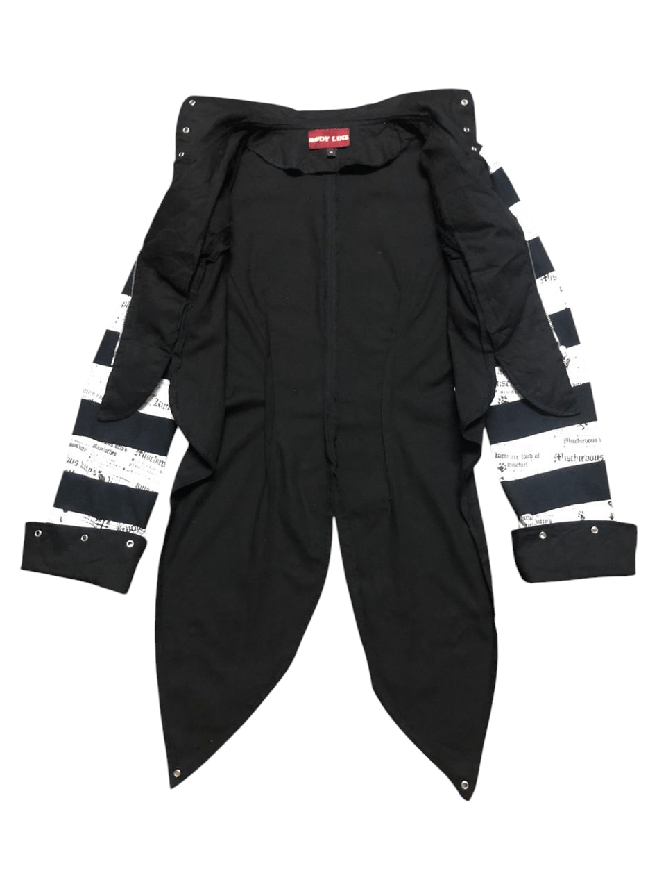 If Six Was Nine Body Line Japan Stripes Black With Cross Punk Jacket Size US S / EU 44-46 / 1 - 3 Thumbnail