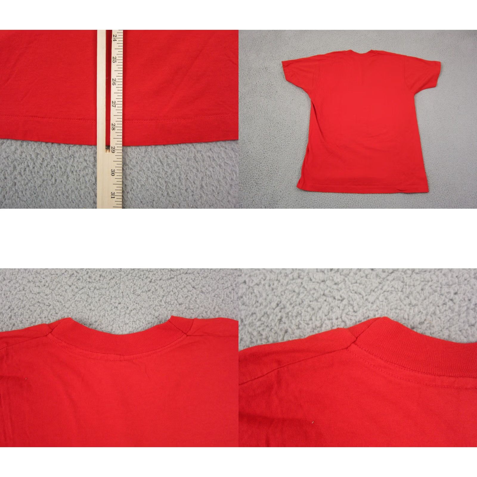 Fruit Of The Loom VINTAGE Fruit of the Loom Shirt Mens XL Red Single Stitch Made USA Shirt XL Red Mens Vintage Fruit of the Loom Shirt Size US XL / EU 56 / 4 - 8 Thumbnail