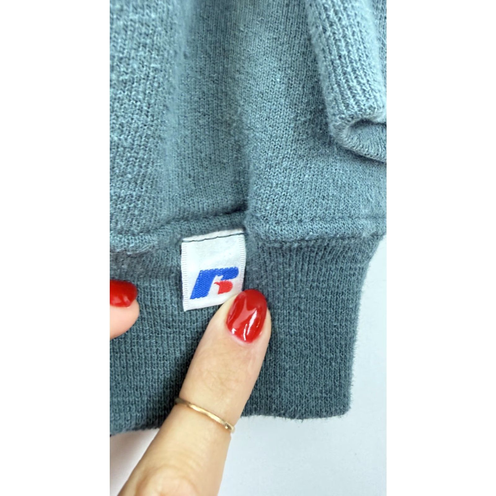 Russell Athletic Russell Athletic Sweatshirt Mens Medium Green Fleece Pullover Solid Crewneck Ribbed Cuffs Hem Adult Mens Size US M / EU 48-50 / 2 - 3 Thumbnail