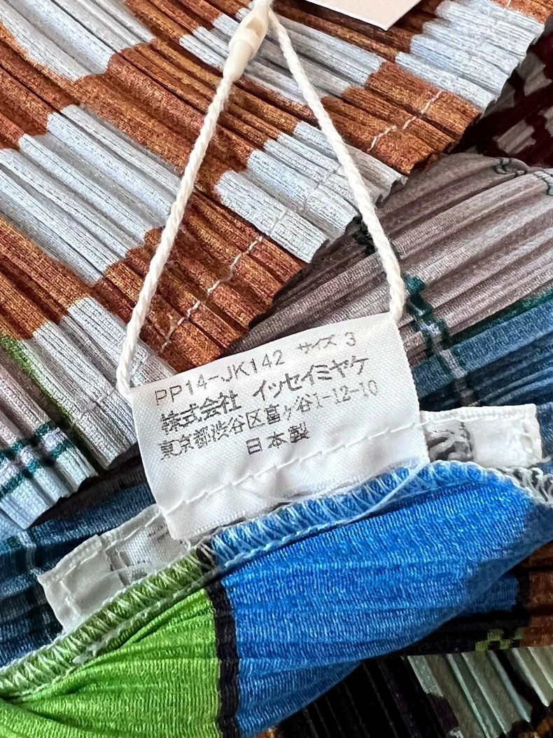 Issey Miyake Issey Miyake size:3 Brown, green and blue color-blocked to Size XS / US 0-2 / IT 36-38 - 8 Thumbnail