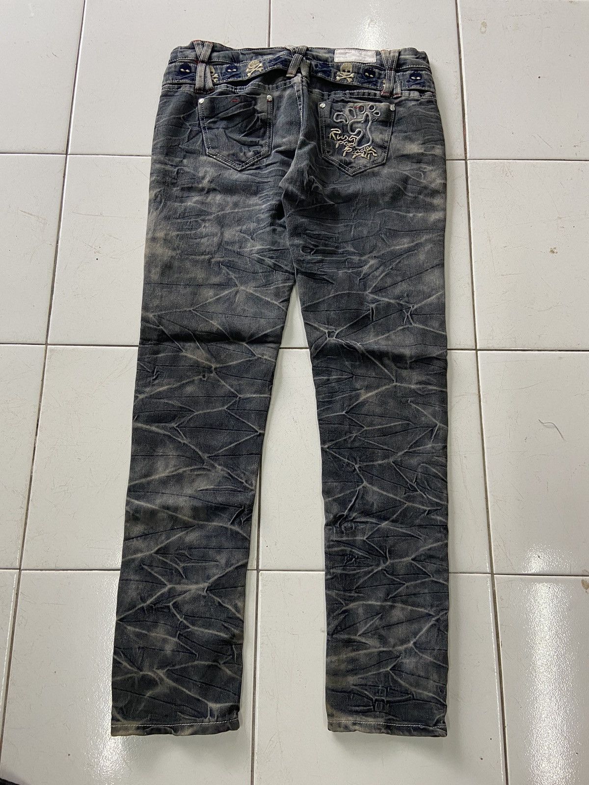 If Six Was Nine HEDF JEANS FLARE STYLE JEANS Size 30" / US 8 / IT 44 - 2 Thumbnail