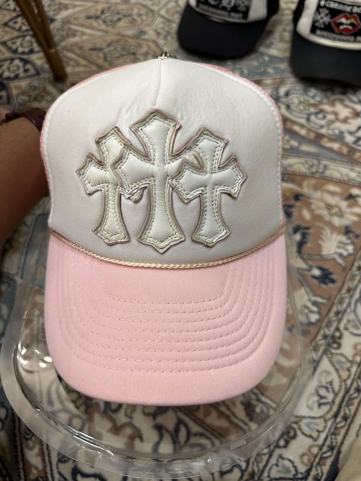 Chrome Hearts Chrome hearts FUCK hat pink | Grailed