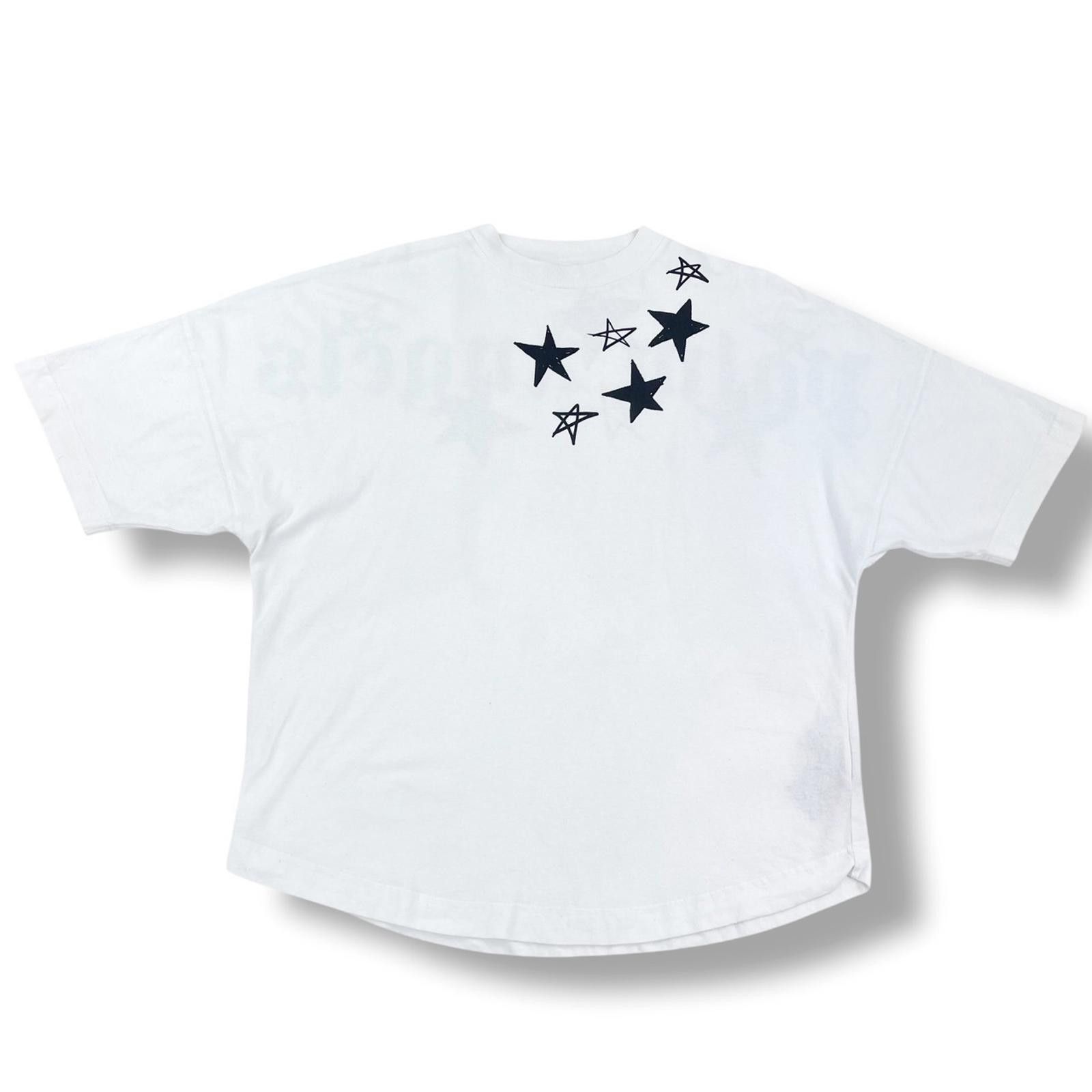 Palm Angels Palm Angels Star Print White T Shirt Size US M / EU 48-50 / 2 - 3 Thumbnail
