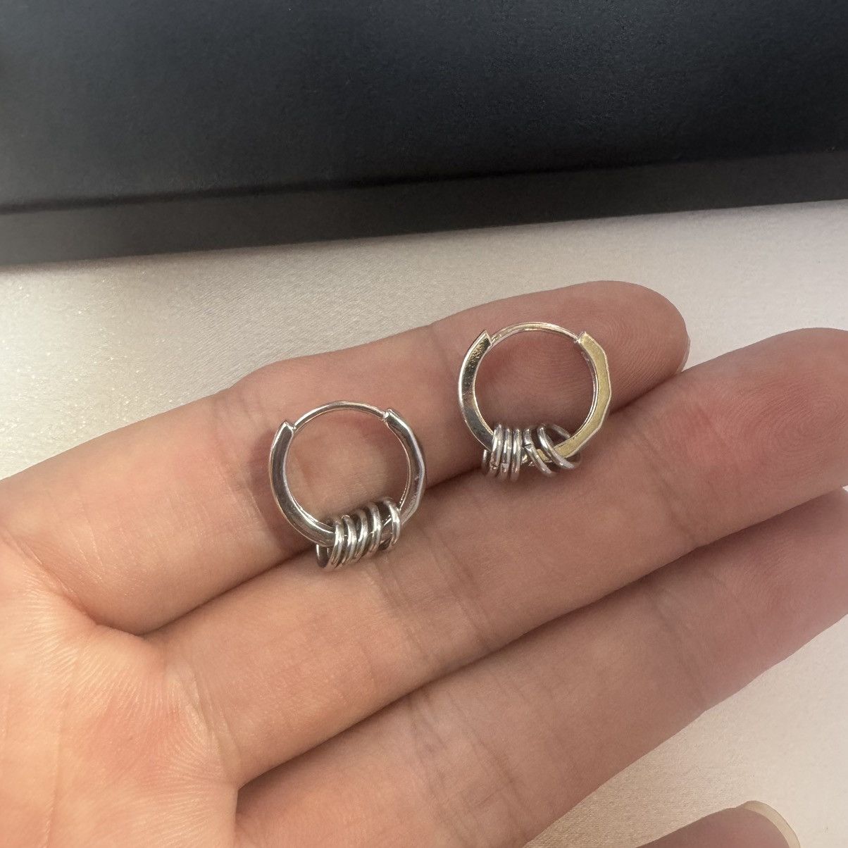 Other Small Hoop Earrings for Men Women Streetwear Unisex Style Size ONE SIZE - 3 Thumbnail