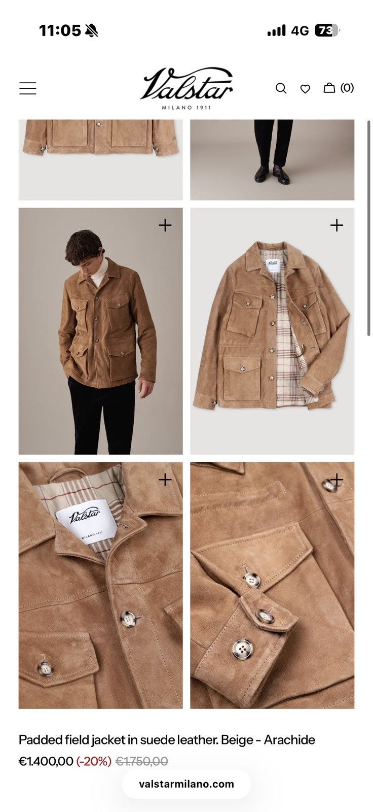 Valstar Valstar field jacket size 50/M Size US M / EU 48-50 / 2 - 5 Thumbnail