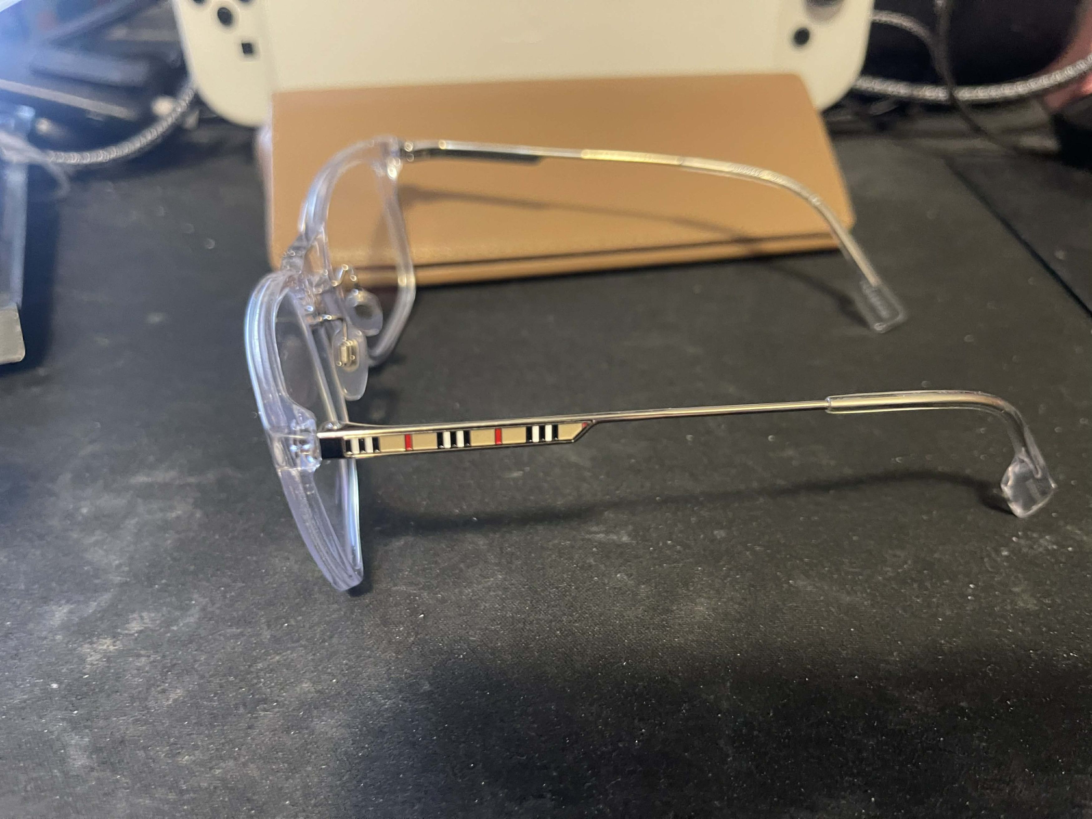 Burberry Burberry Elgin BE2343 3024 Transparent/Clear Size ONE SIZE - 7 Thumbnail