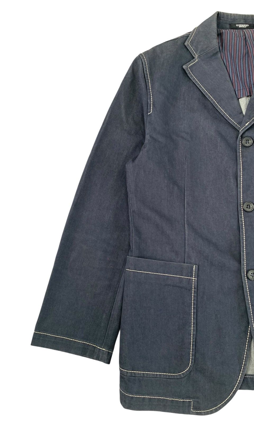 Tornado Mart Tornado mart denim jacket japan coat blazer Size US L / EU 52-54 / 3 - 5 Thumbnail