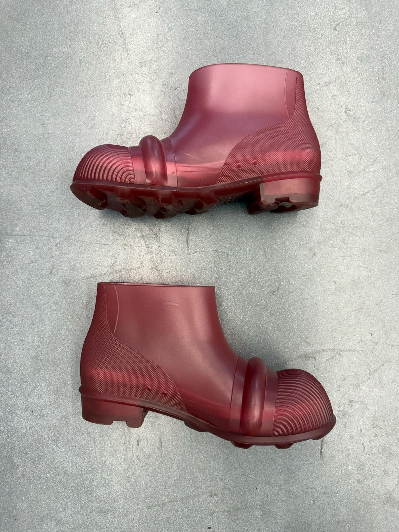 Loewe Loewe Size 43 Men's Molded Transparent Rubber Boot Size US 10 / EU 43 - 2 Thumbnail