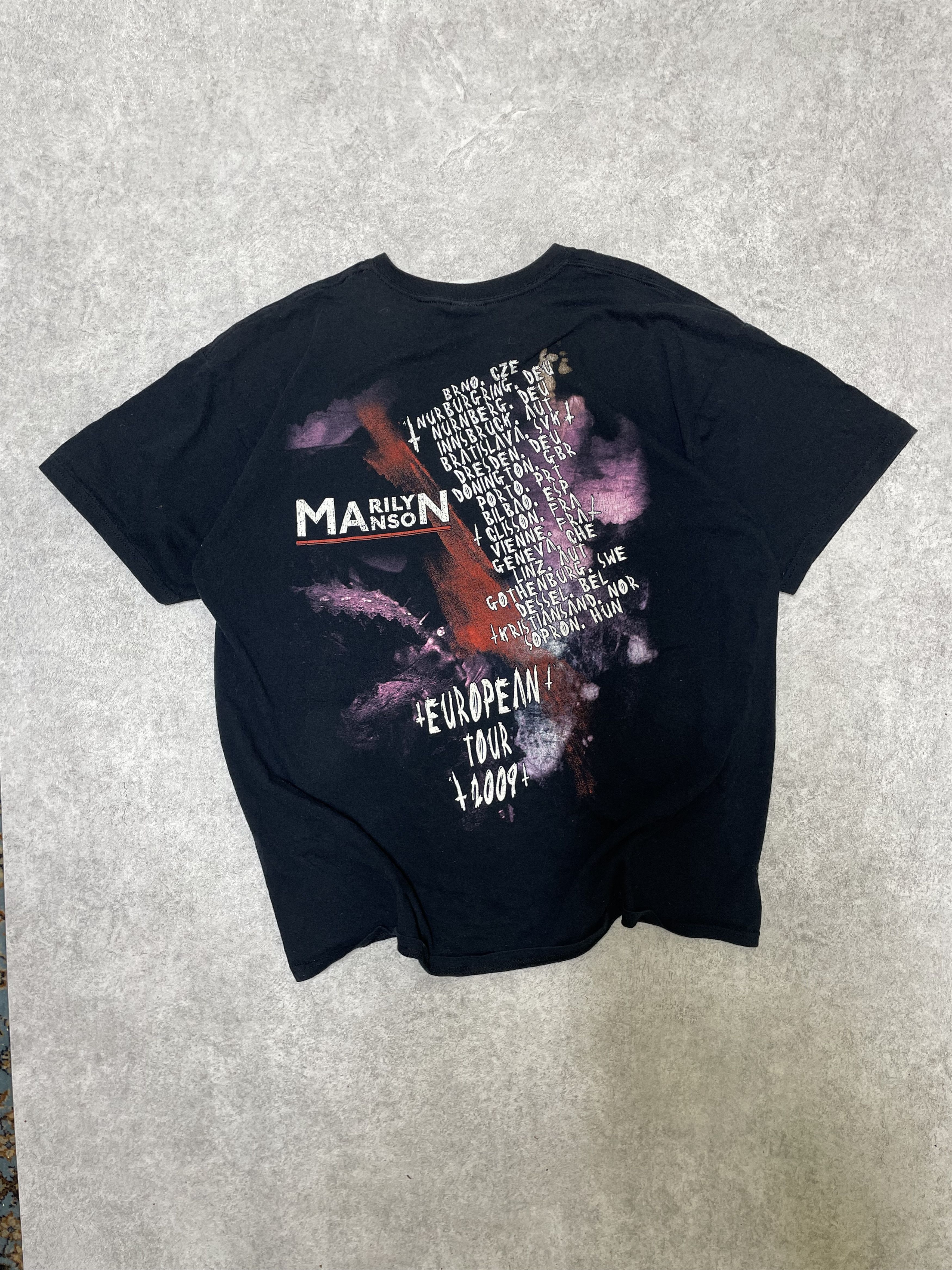 Band Tees × Marilyn Manson World Tour Manson 2000SS Very Rare Obscene Language Size US XL / EU 56 / 4 - 9 Thumbnail