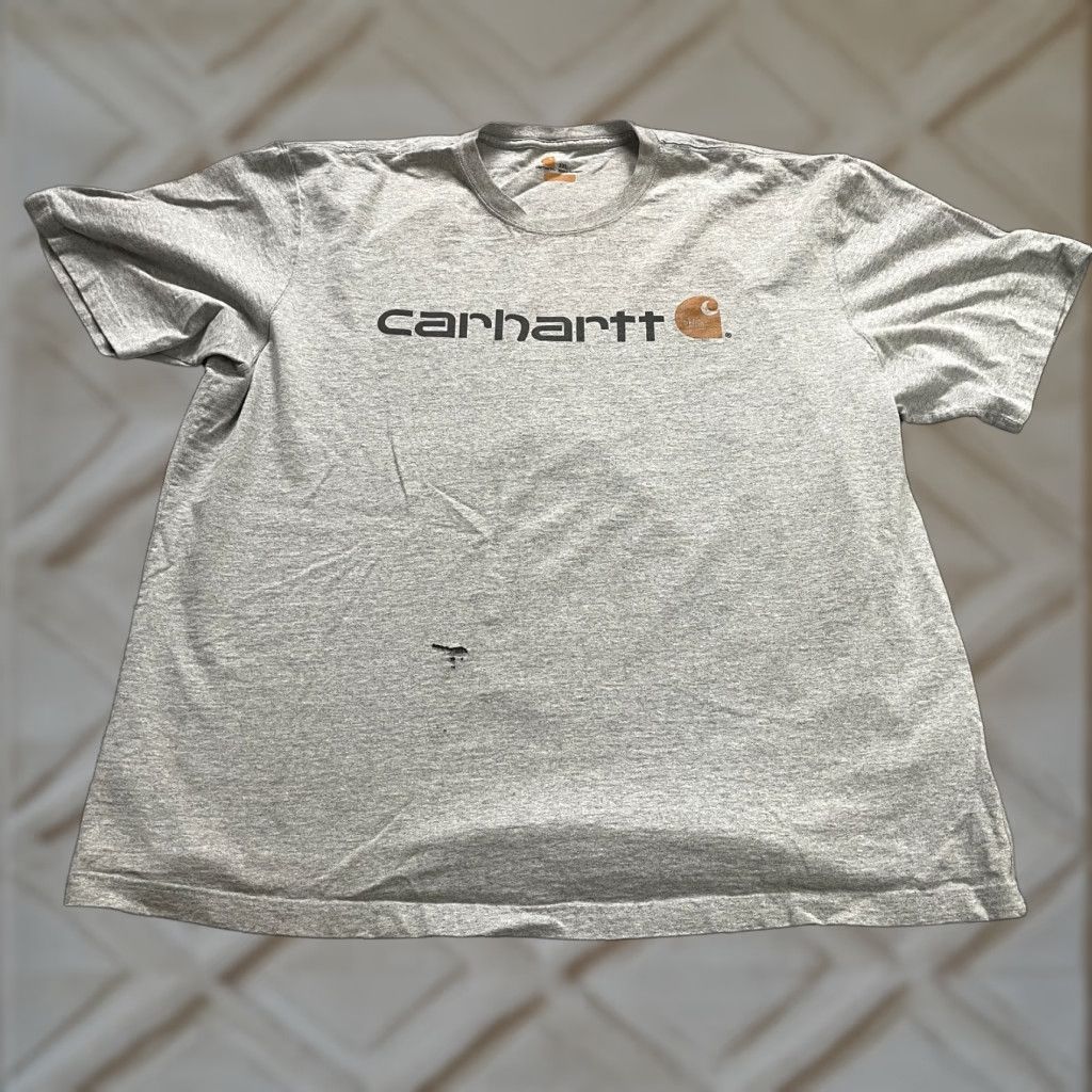 Carhartt Carhartt Original Fit T-Shirt Men 2XL Gray Graphic Crew Neck Cotton Tee Size US XXL / EU 58 / 5 - 1 Thumbnail