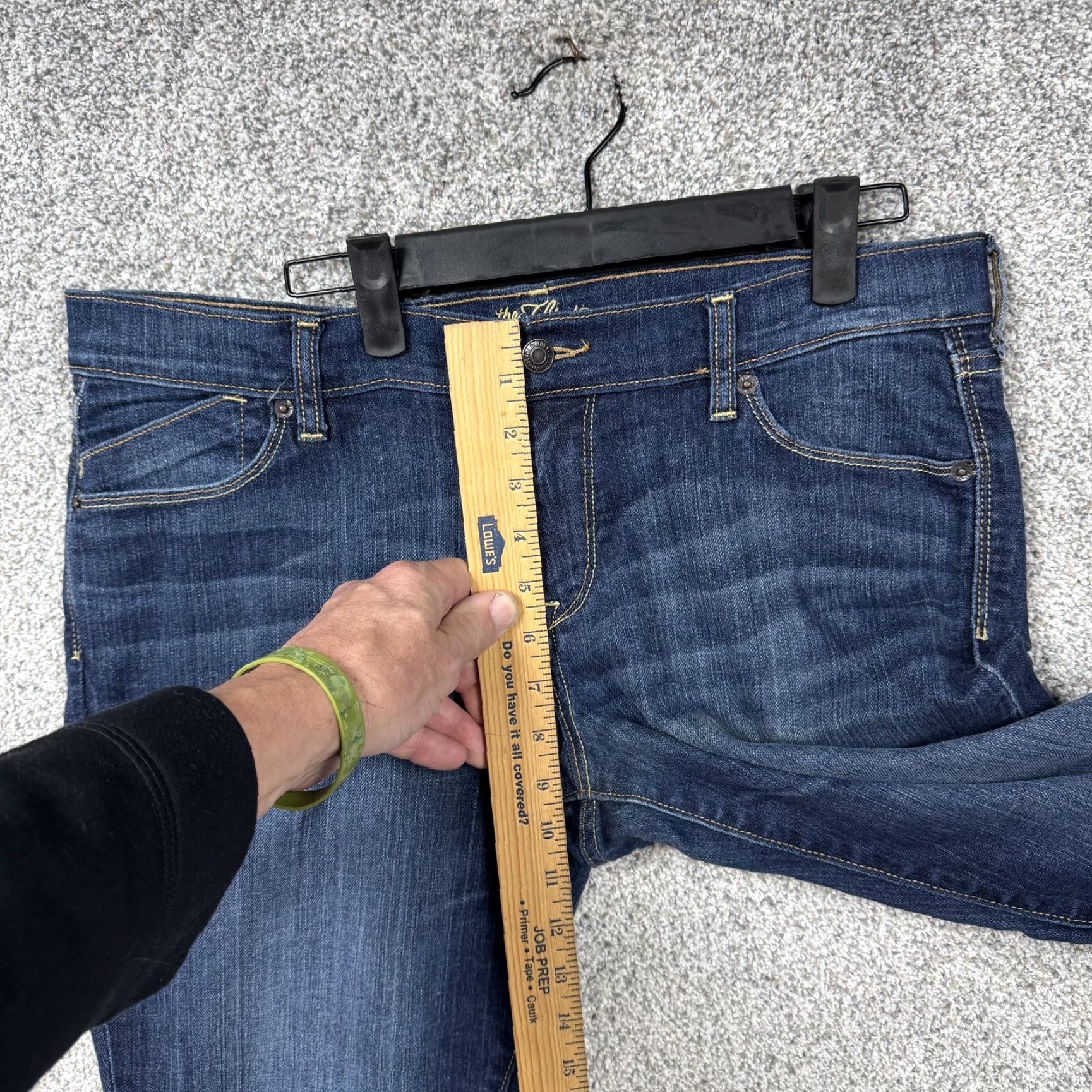 Old Navy VINTAGE? No, Old Navy The Flirt Jeans Womens 10 Tall Blue Mid Rise Bootcut Stretch Denim Jeans Size 32" / US 10 / IT 46 - 6 Thumbnail