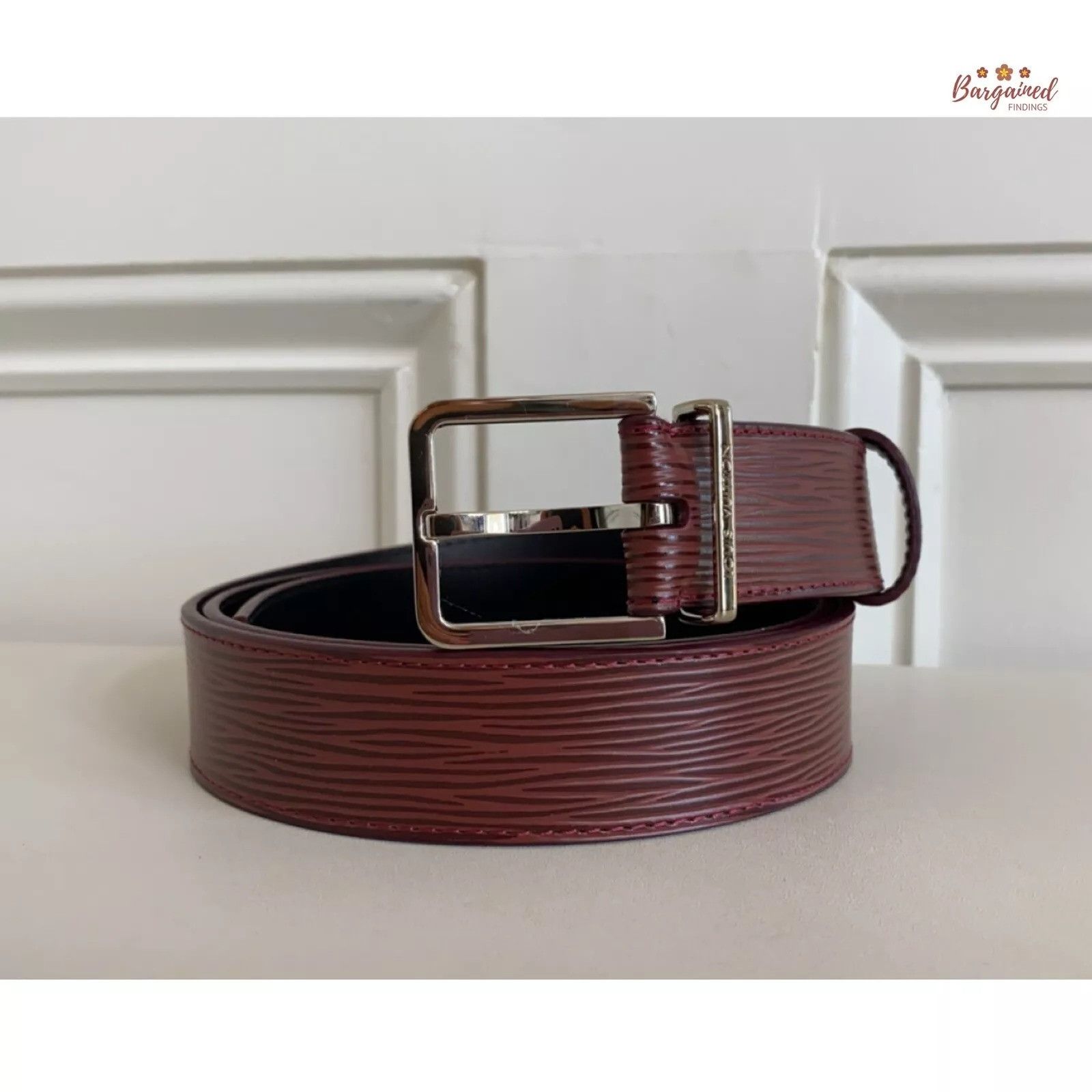 LOUIS VUITTON ベルト　本革　ダミエ　シルバー金具 2025年最新】Yahoo!オークション -lv beltの中古品・新品・未