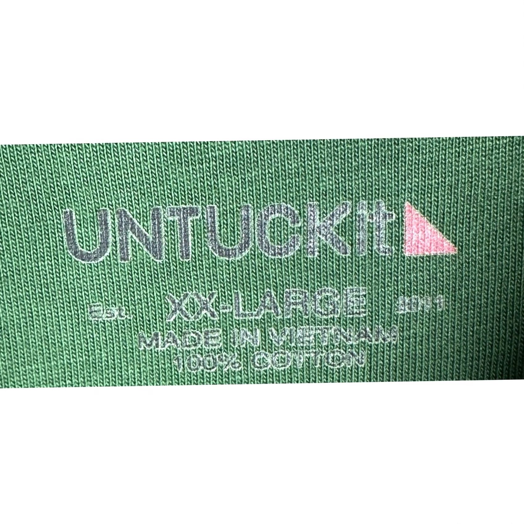 UNTUCKit UNTUCKit Button-Down Shirt Mens 2XL Forest Green Button Down Long Sleeve Casual Workwear Signature Hem Logo Size US XXL / EU 58 / 5 - 4 Thumbnail