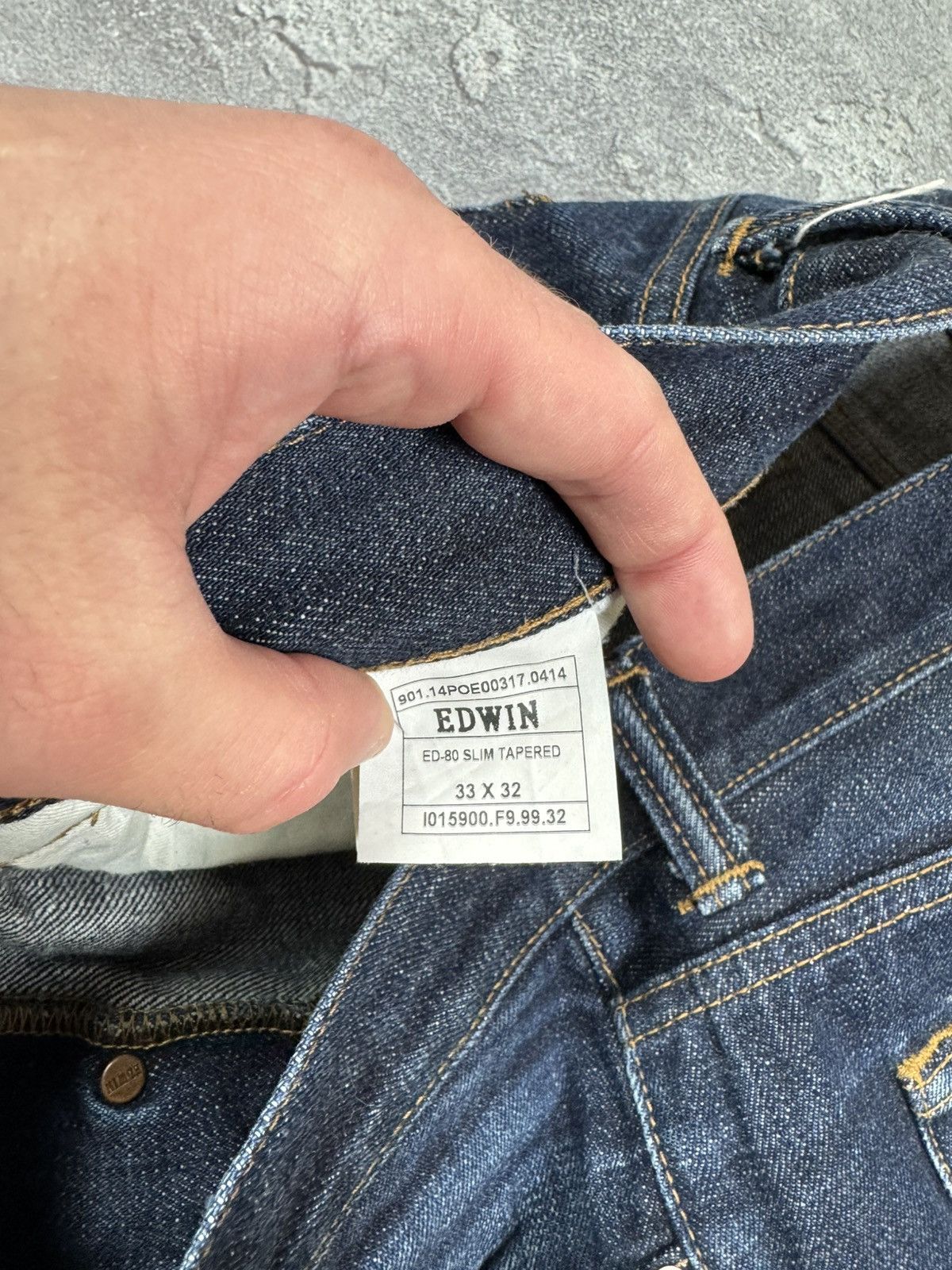 Edwin Edwin Selvedge Straight Fit 2000s Casuals Size 33 Japan Size US 33 - 5 Thumbnail