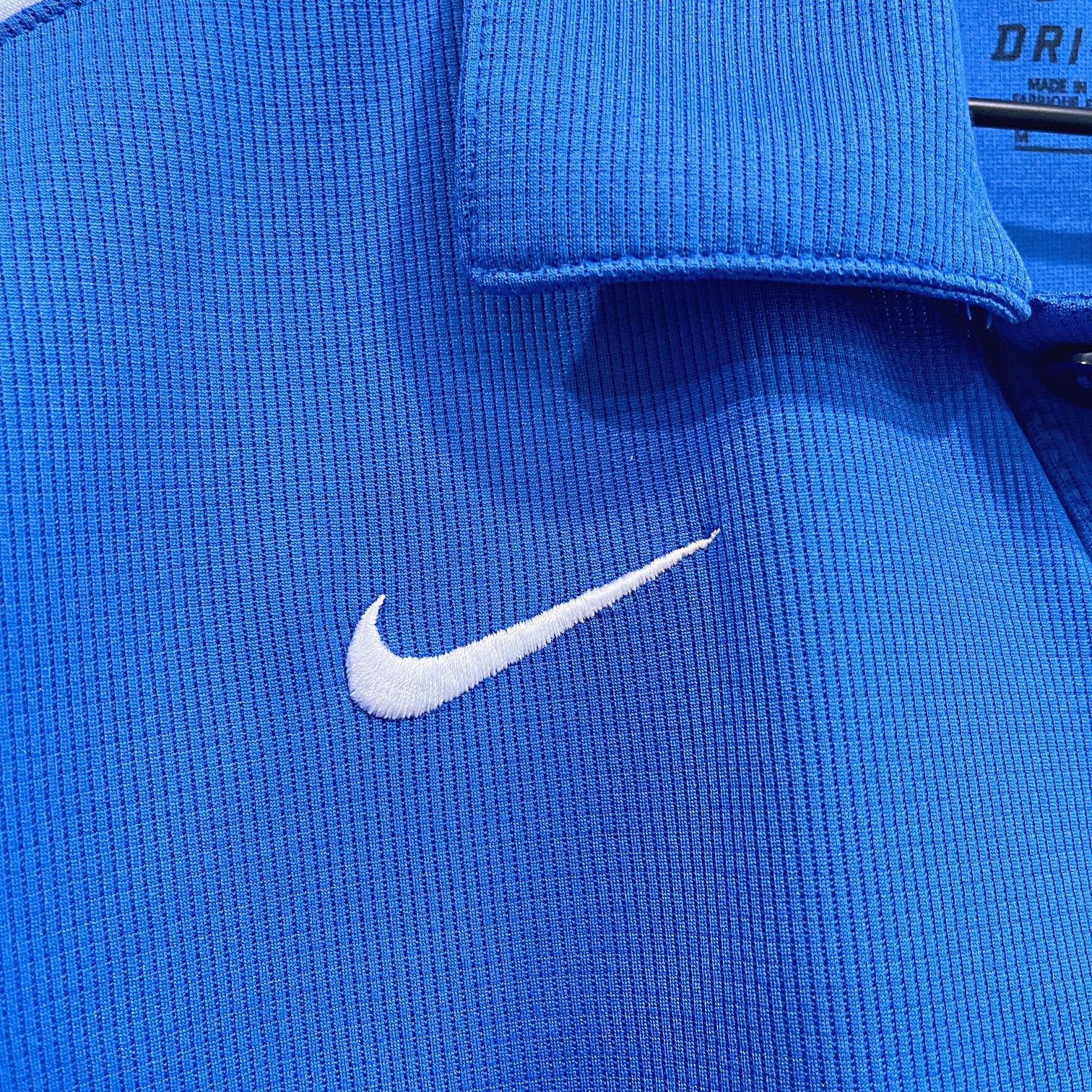 Nike Nike Dri Fit Tech Golf Polo Shirt Blue White Mens Medium Size US M / EU 48-50 / 2 - 3 Thumbnail